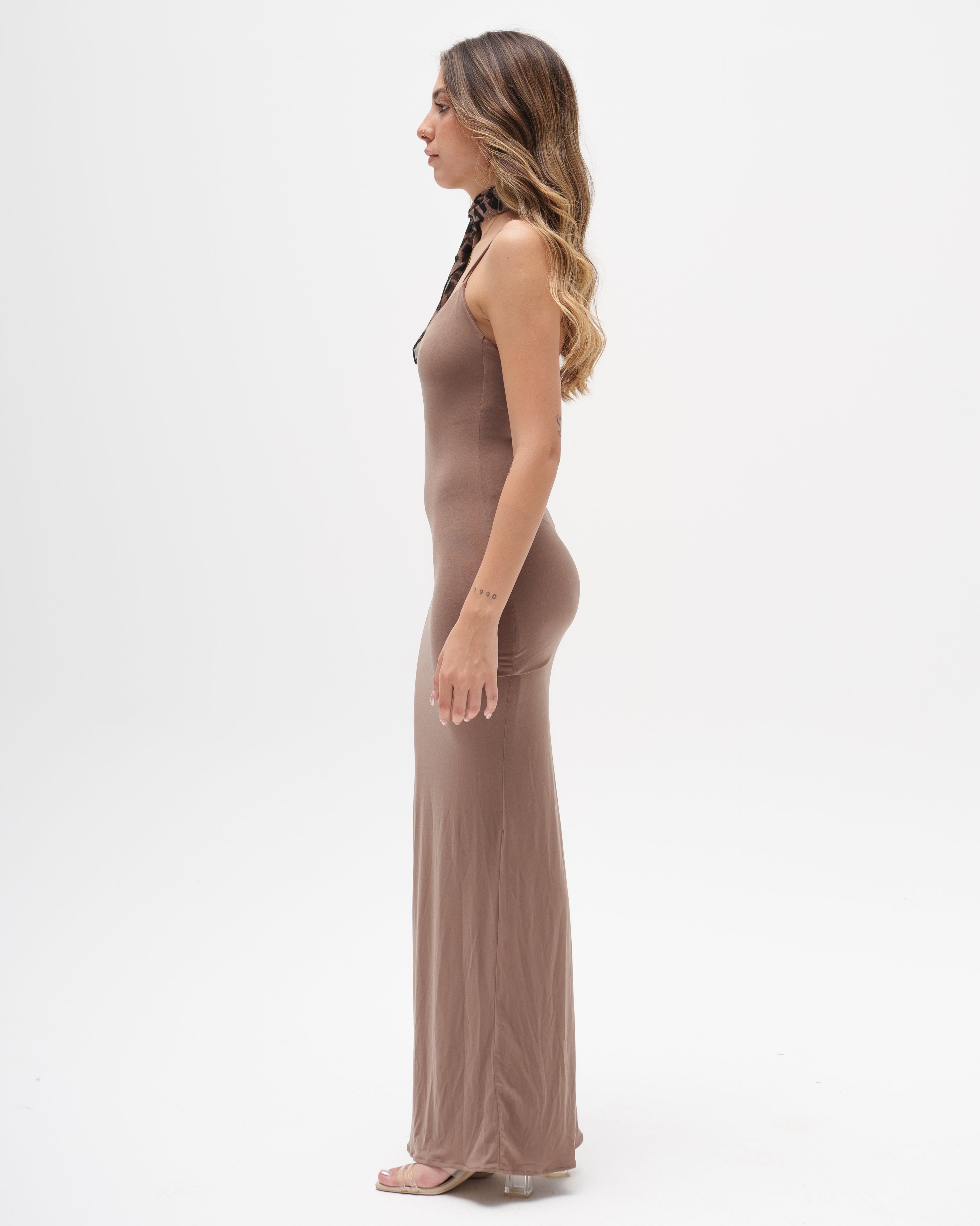 The Chicha Dress in Caffee