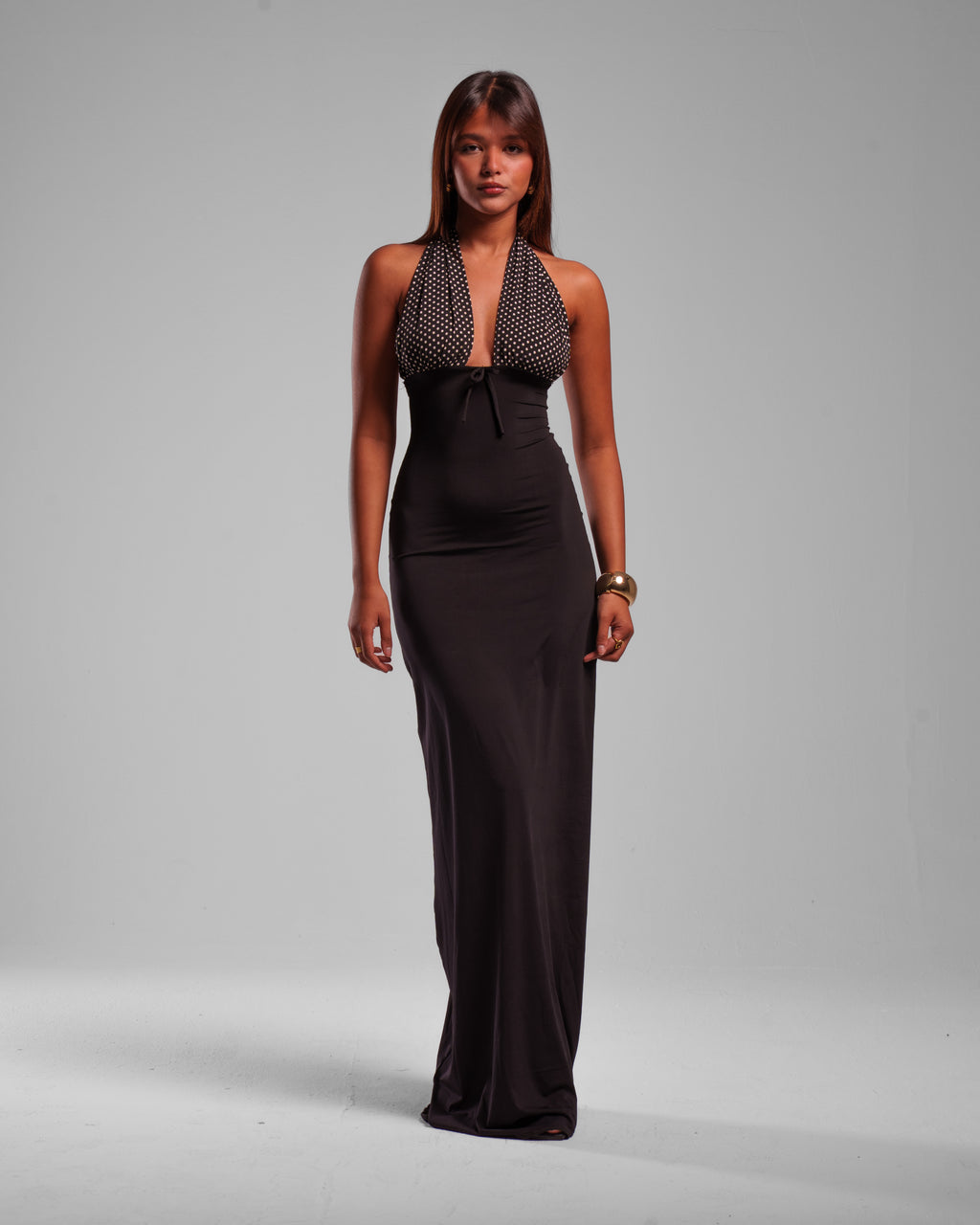 Noir Dot Dress