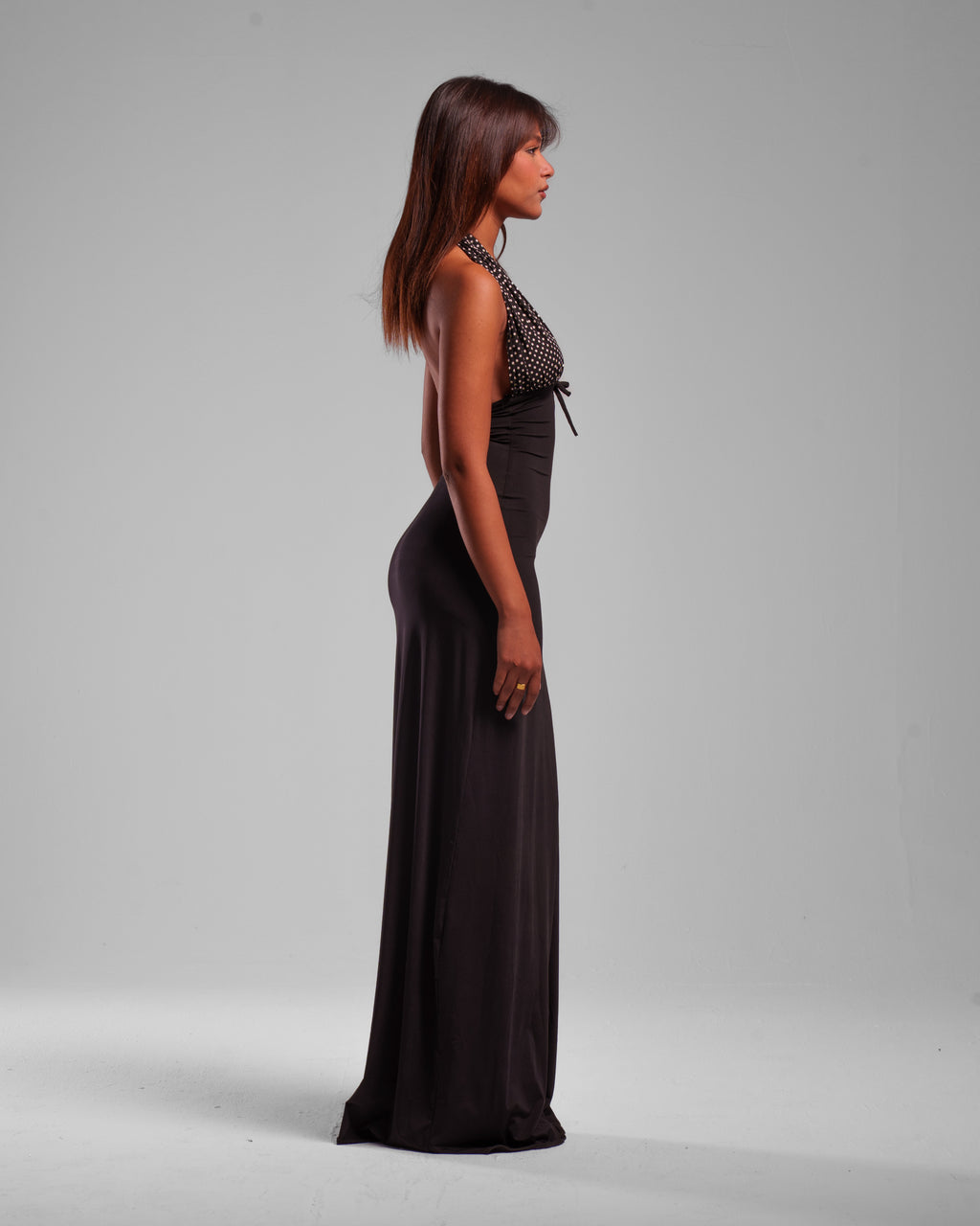 Noir Dot Dress